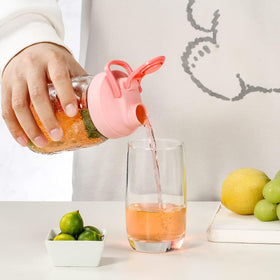 Colorful AIEVE lids kit displayed on kitchen counter