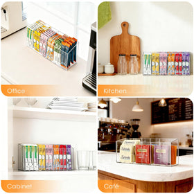 AIEVE snack and office organizer keeps small items neat.