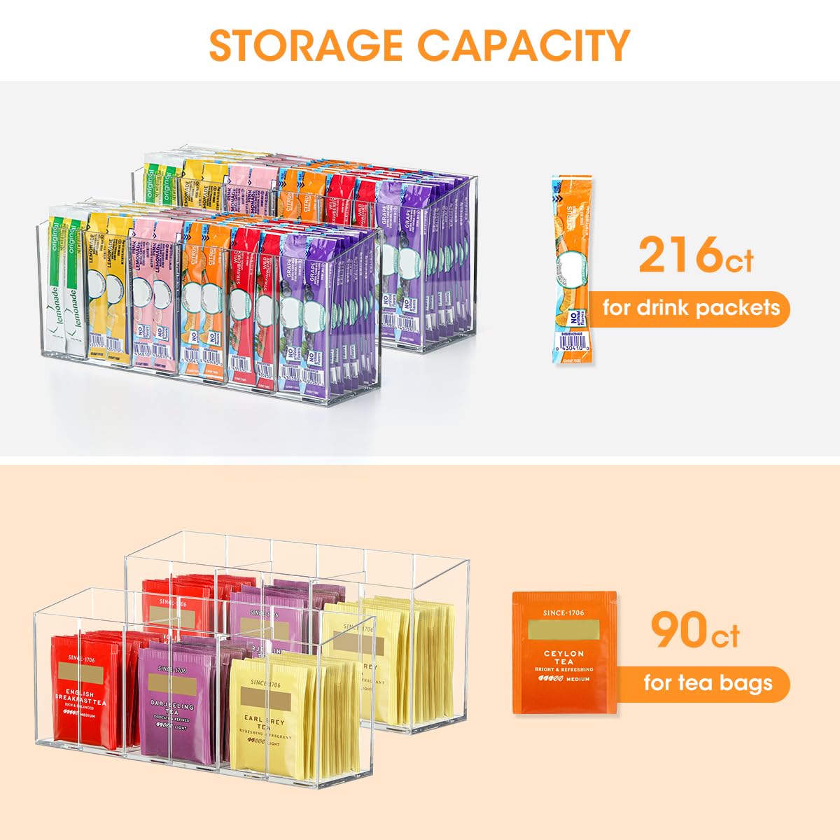 AIEVE kitchen storage solution helps keep cabinets organized.