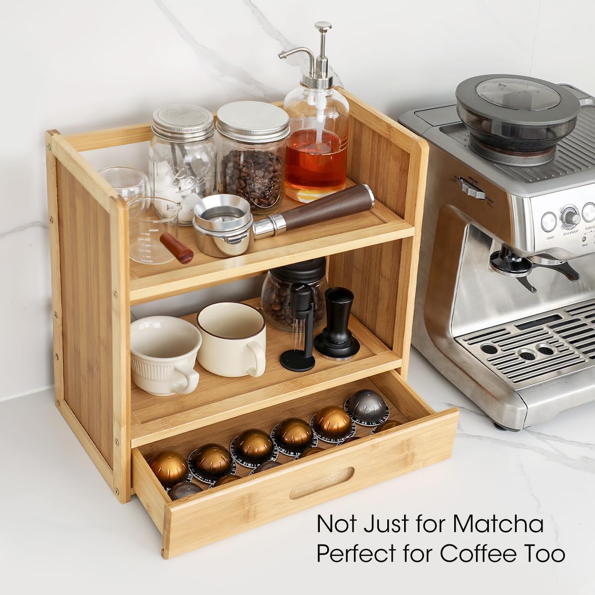 AIEVE Matcha Station Gift Idea offers a thoughtful organizer for tea and coffee lovers.