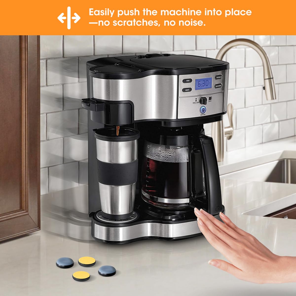 AIEVE sliders offer versatile movement for monitors, stools, and cabinets.