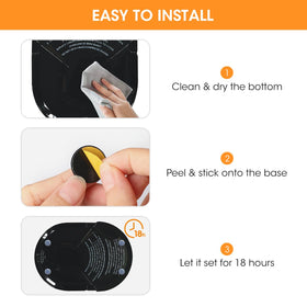 AIEVE self-adhesive sliders fit air fryers, coffee makers, and more.