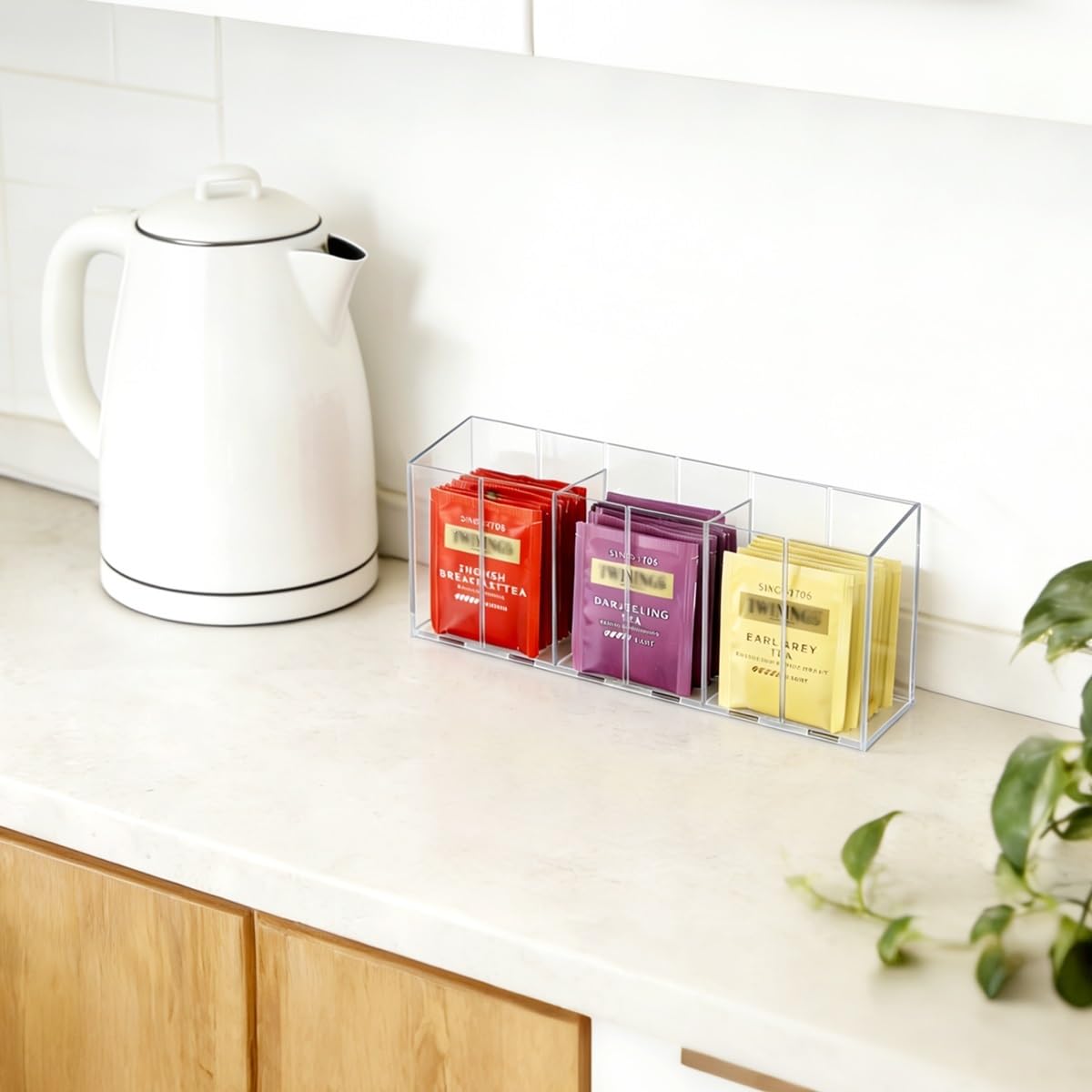 AIEVE edge-design helps items stay in place on shelves.