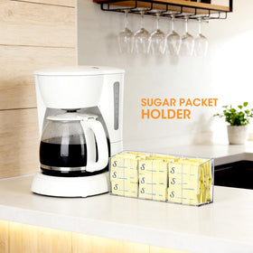 AIEVE 2-pack can hold tea bags, coffee packets, and mixes.