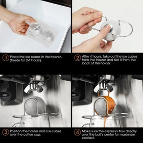 AIEVE XL helps iced coffee stay full-strength when paired with ice.