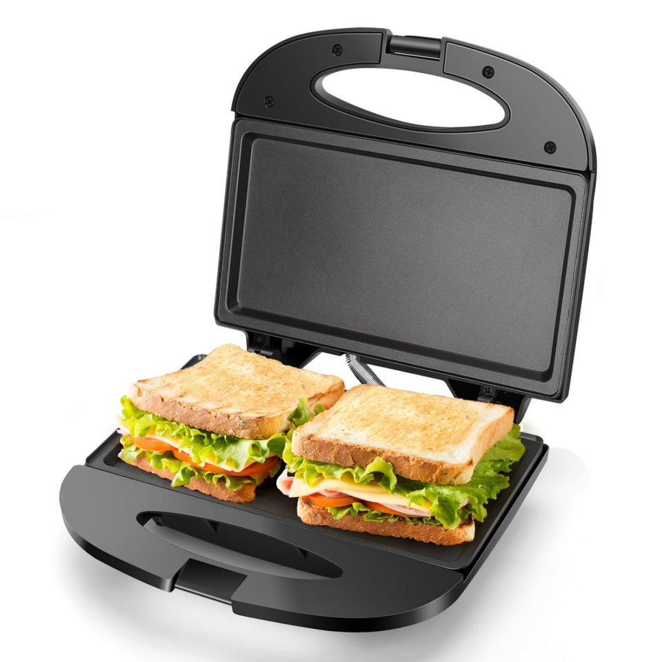 Aigostar sandwich maker with non-stick deep grid surface for easy release and quick meals