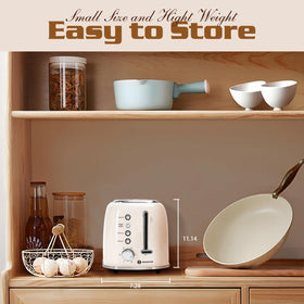 Aigostar Toaster bagel-toasting feature creates a distinct, one-side crisp.