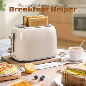 Aigostar Toaster high lift design makes bread removal safer.
