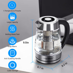 Aigostar wide-mouth design makes cleaning easy.