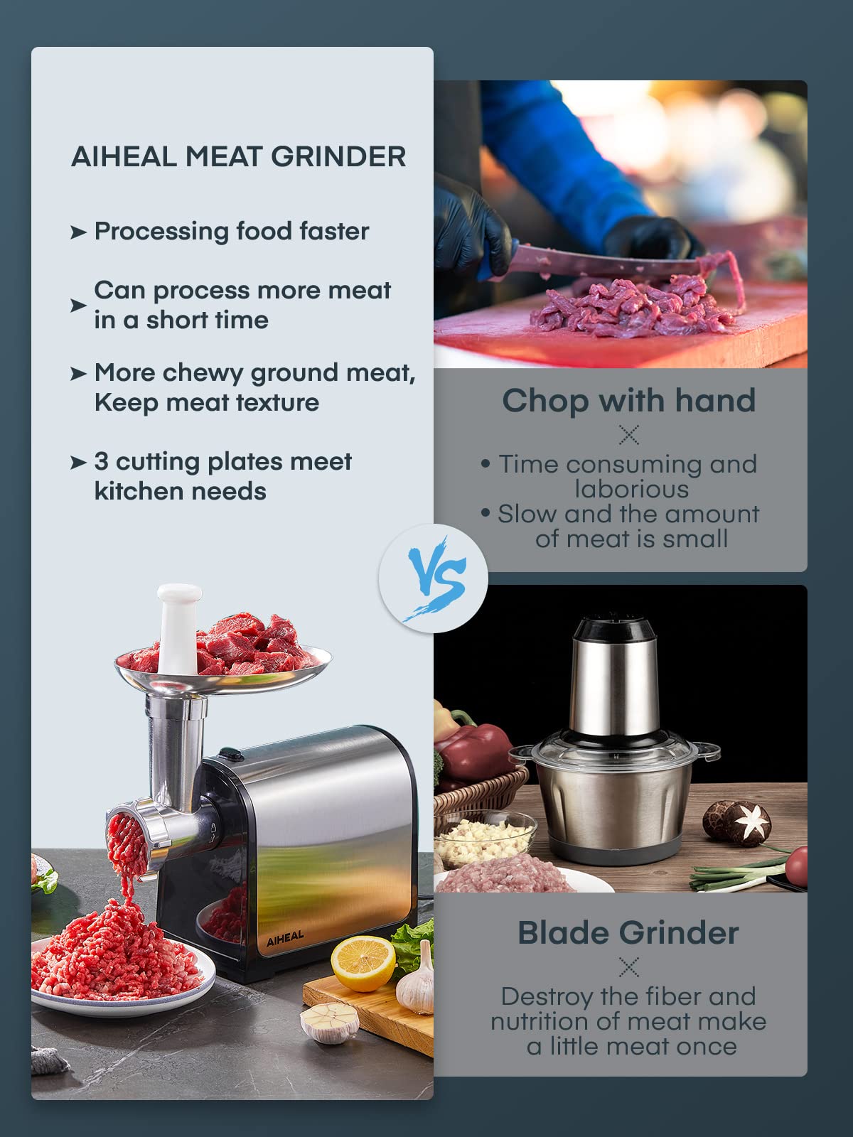 Aiheal easy-clean design with removable parts for quick cleanup.