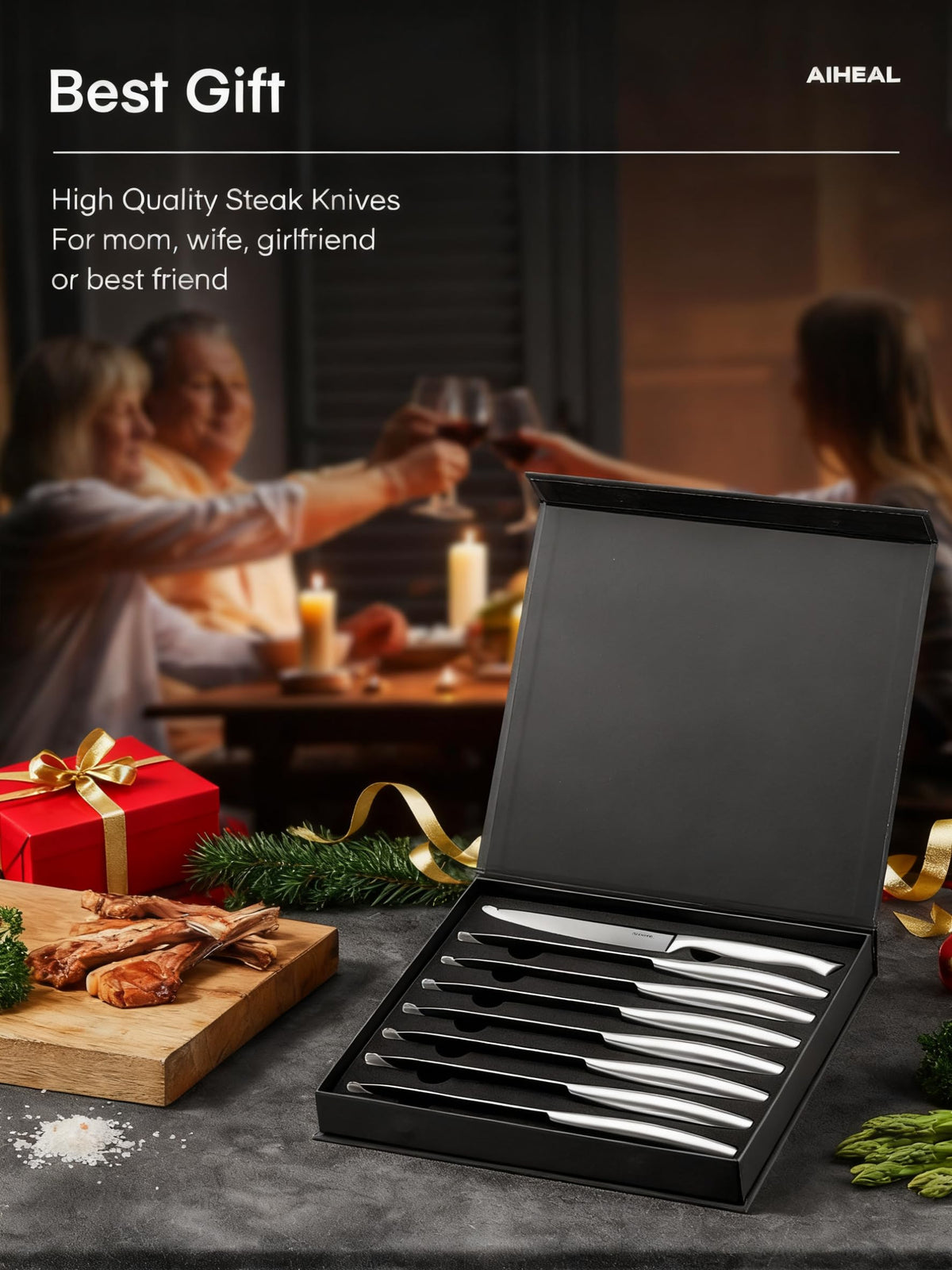 Aiheal storage block keeping knives neatly organized