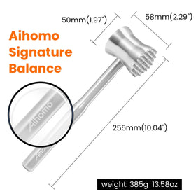 Aihomo textured teeth side breaks down beef fibers efficiently.