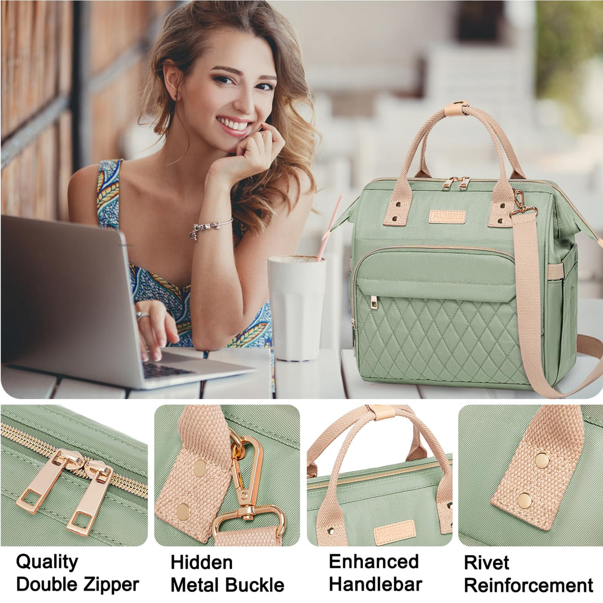 AIJIEKE front pockets keep keys and phone organized