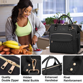AIJIEKE PEVA leak-proof lining keeps contents clean