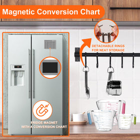 AIKEXIN stackable design stores neatly in drawers or on hooks.