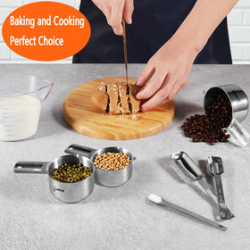 AIKEXIN stainless steel cups are rust-resistant for durable kitchen use.