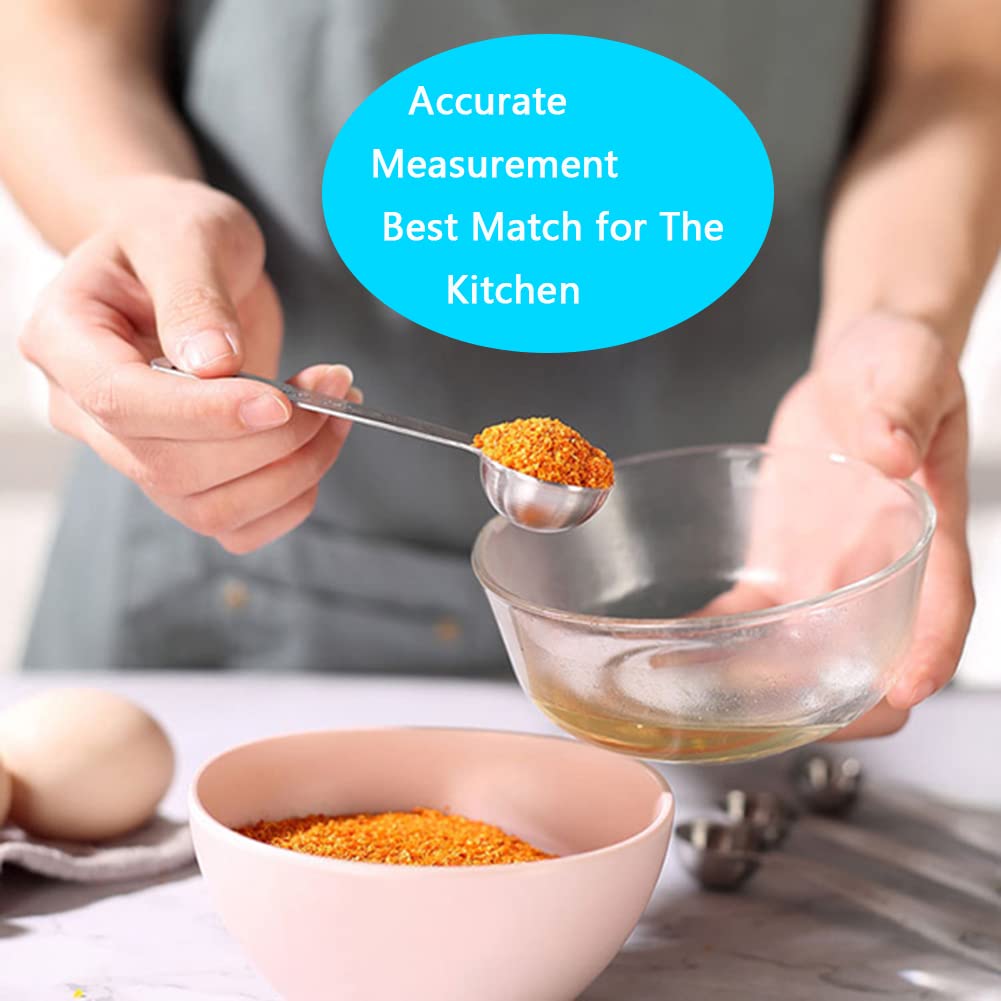 Aikexin stainless steel spoons provide precise, durable measuring tools.