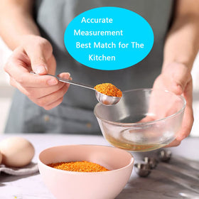 Aikexin stainless steel spoons provide precise, durable measuring tools.
