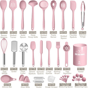 AIKKIL silicone turner pink ideal for delicate flipping