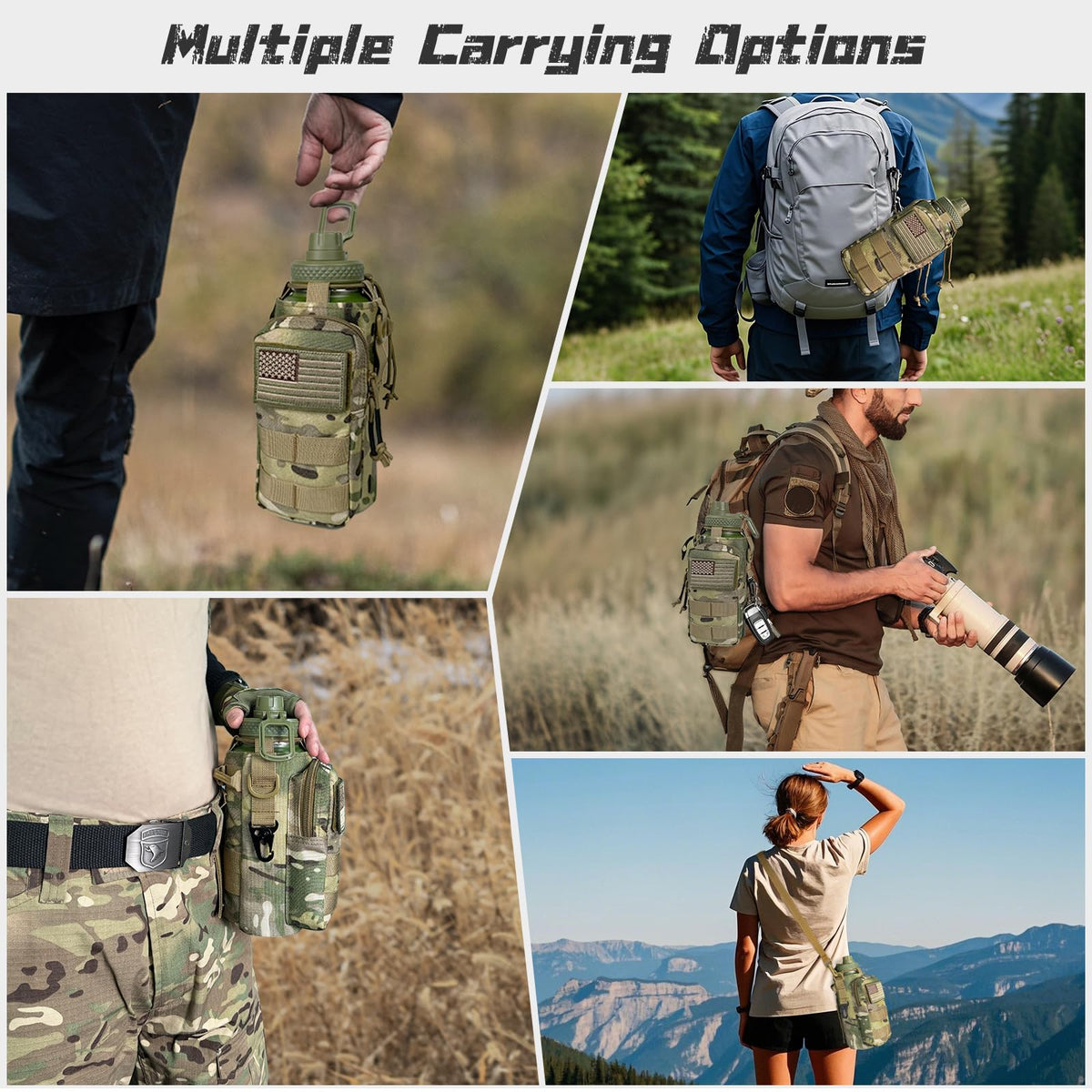 AIKOTOO camo sleeve with front pocket keeps small items handy