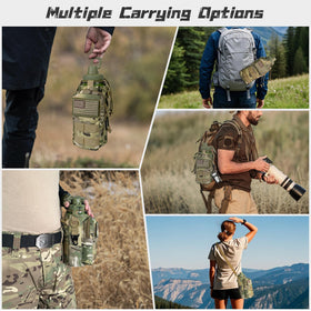 AIKOTOO camo sleeve with front pocket keeps small items handy
