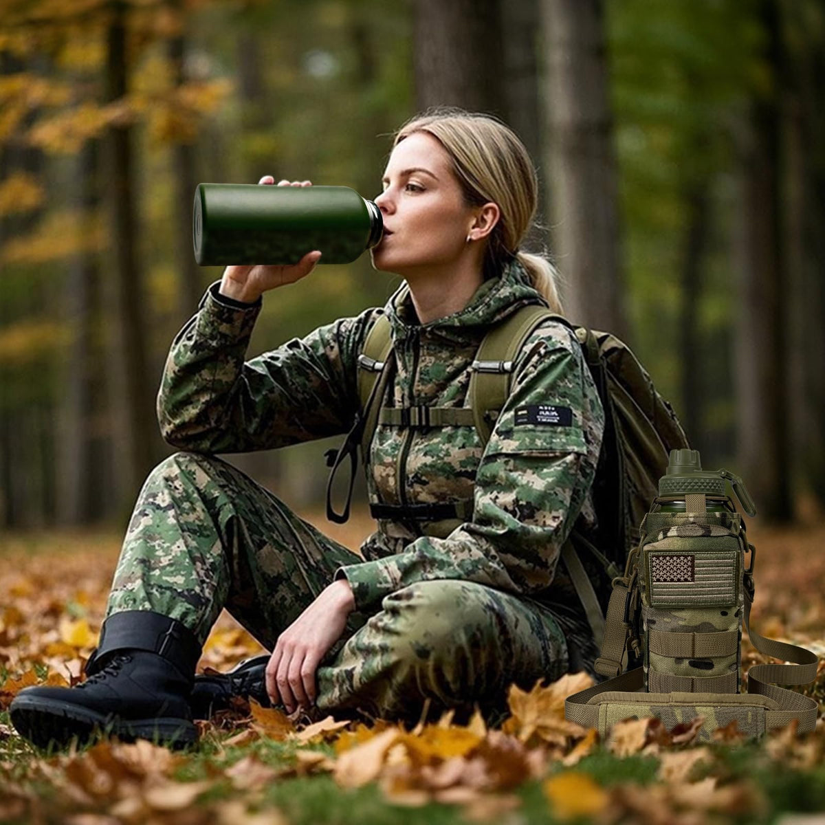 AIKOTOO MOLLE carry system offers versatile attachment options