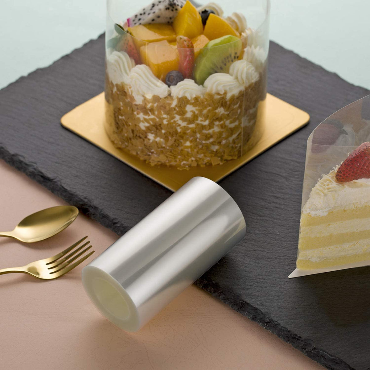 Ailaxq acetate sheets for baking, food-grade material for decorating and shaping desserts.