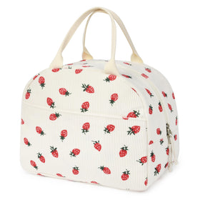 Aileam lunch box floral-quilted-design for stylish, roomy meal storage on the go.