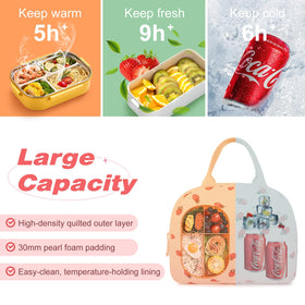 Aileam lunch box waterproof-fabric protects contents from moisture.