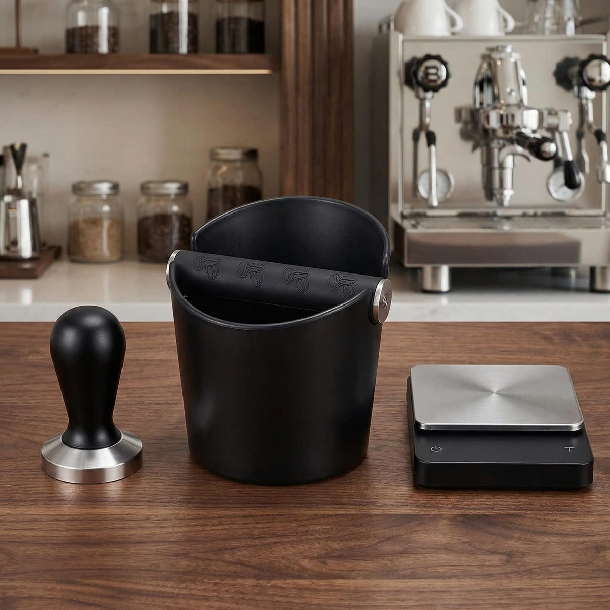 Versatile Ailelan knock box suitable for home, cafe, and bar settings