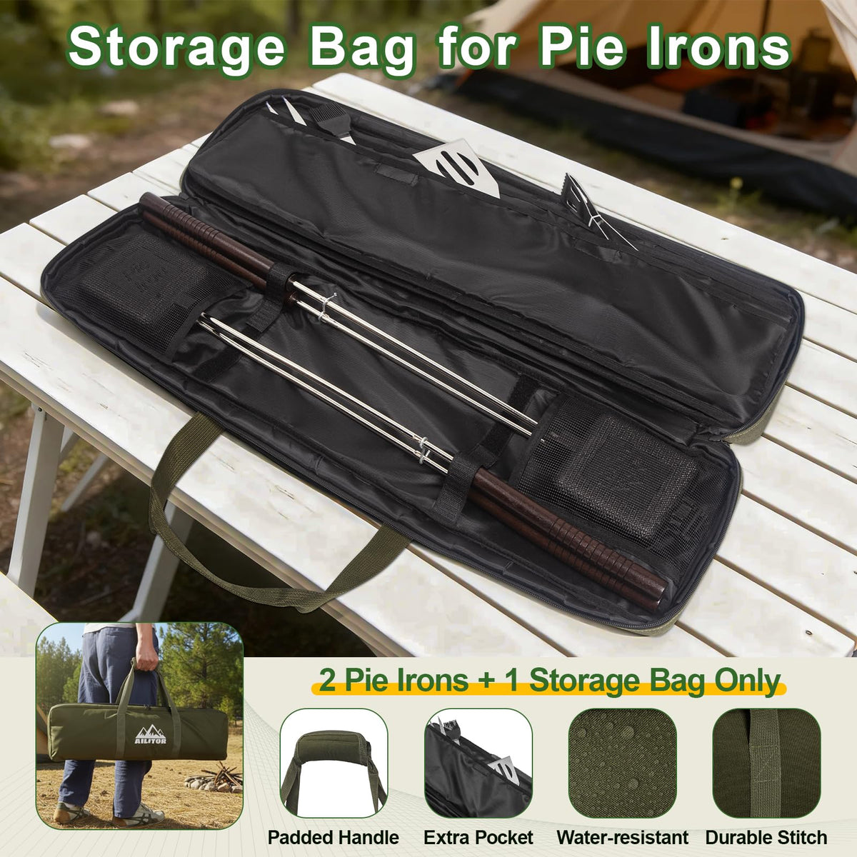 AILITOR Removable design simplifies flipping, cleaning, and storage after meals