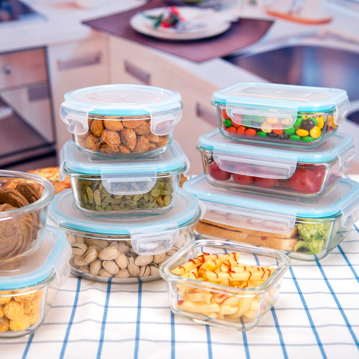 AILTEC dishwasher-safe lids and containers for easy cleaning.