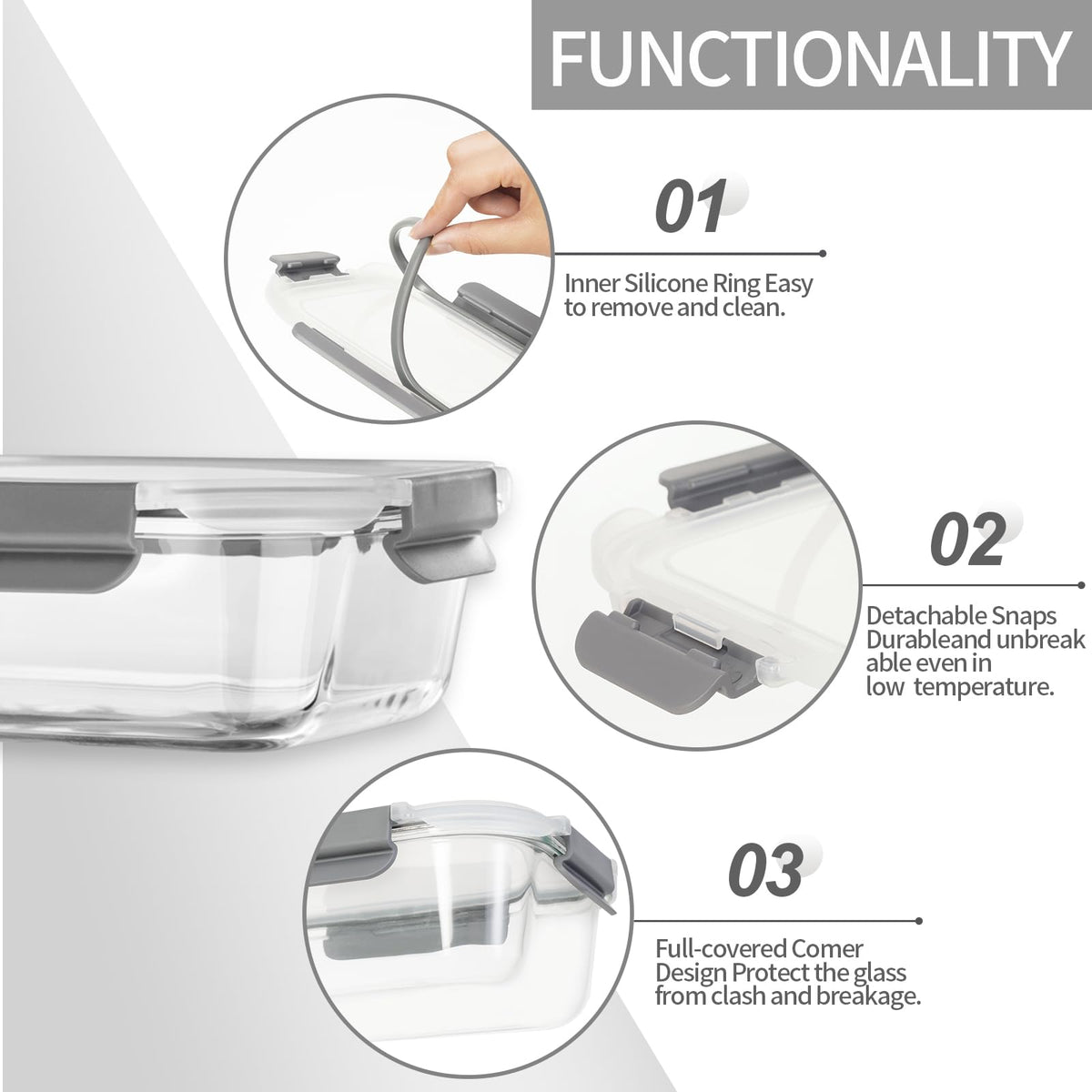 AILTEC high-borosilicate glass withstands temperature swings for safe reheating