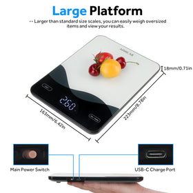 Aimilar easy-clean tempered glass surface ready for quick wipe downs