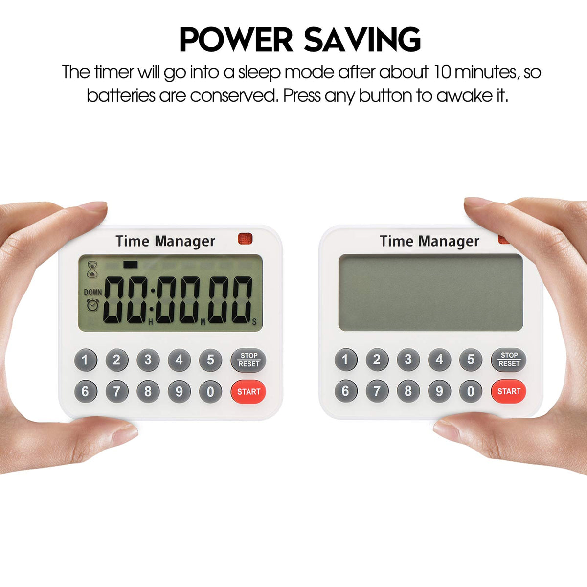 AIMILAR timer arrives with batteries included for immediate use