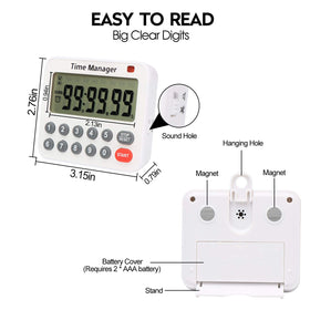 AIMILAR timer features a purple start button for quick recognition