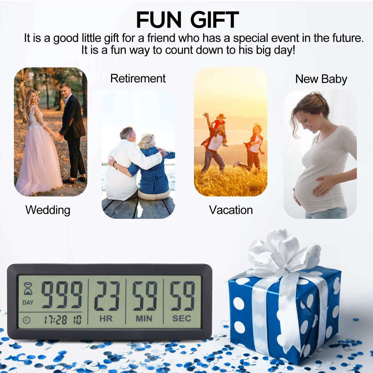 AIMILAR milestone reminder countdown used for events and due dates.