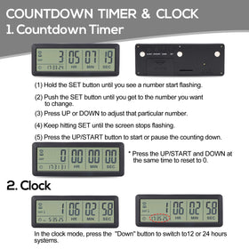 AIMILAR timer with removable stand ready for desk use.