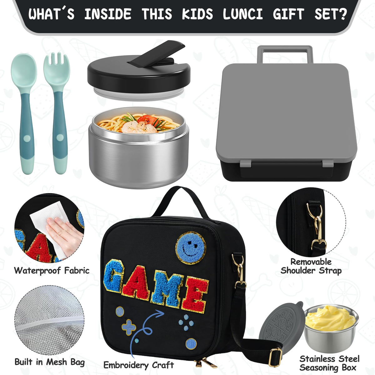 Aimsnk 8oz soup thermo keeps soup hot for hours during commutes
