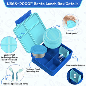 Aimsnk food-grade leakproof design prevents odors and leaks
