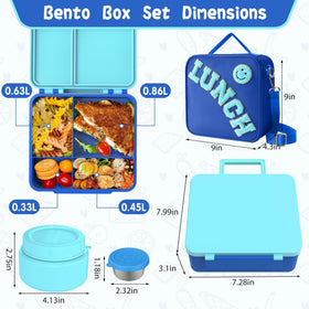 Aimsnk insulated lunch bag with handle for easy school carry