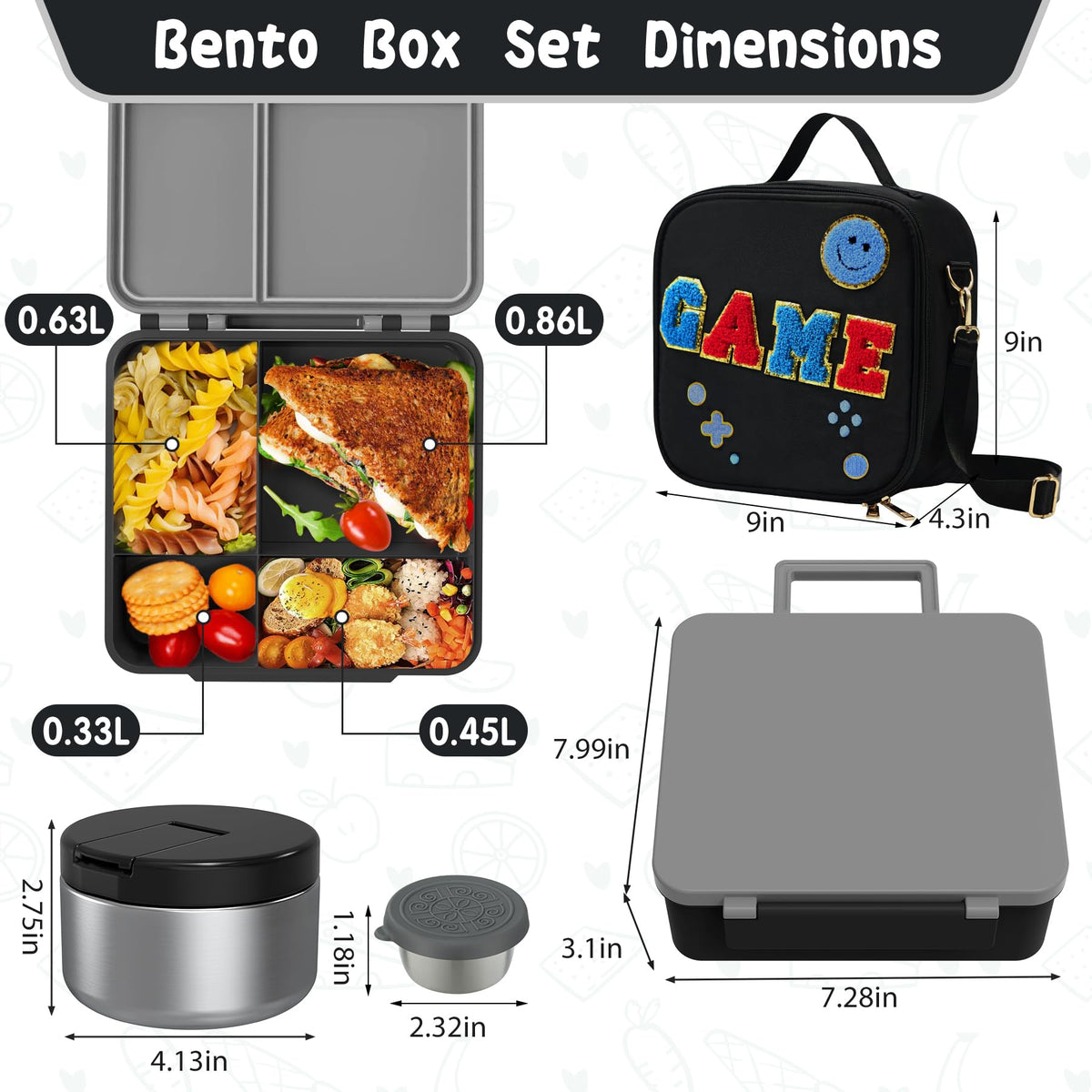Aimsnk lunch box lock buckle for easy opening by kids