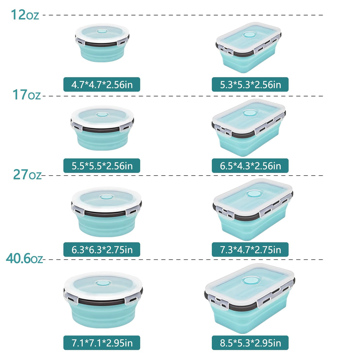 Ainmvnos collapsible bowls for camping simplify packing and on-the-go meals.