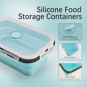 Ainmvnos microwave-safe collapsible bowls prep and reheat leftovers easily.