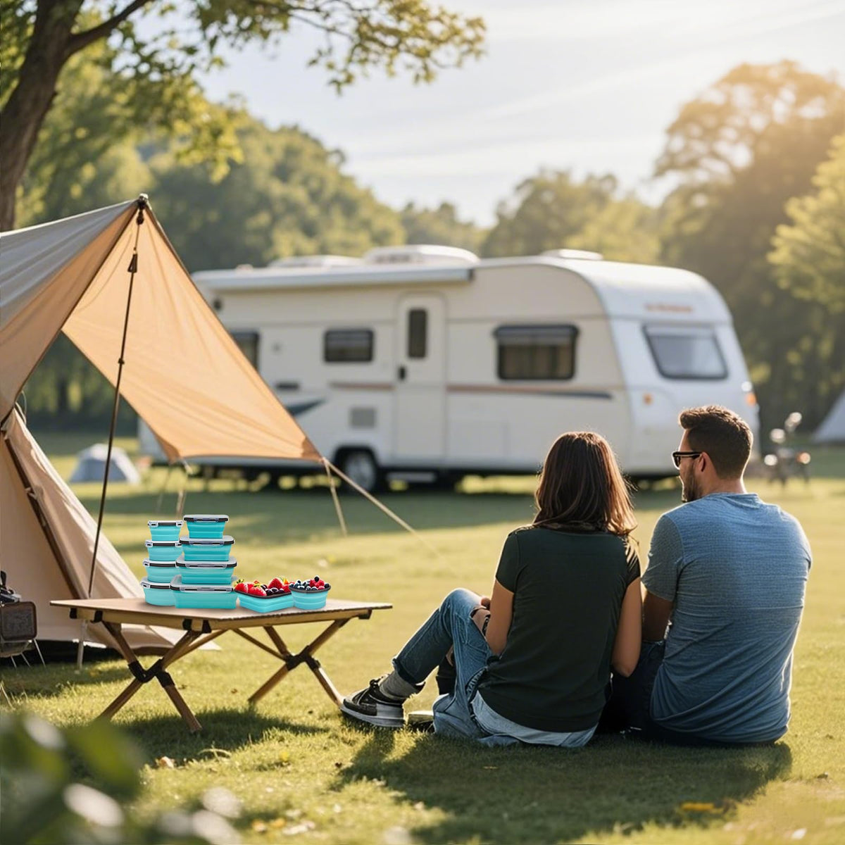 Ainmvnos space-saving kitchen gear for home or RV adventures.
