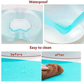 Aiosscd fridge mats pink pad easy to clean and dry quickly