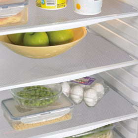Aiosscd refrigerator pads in white protect items and shelves and are easy to clean.