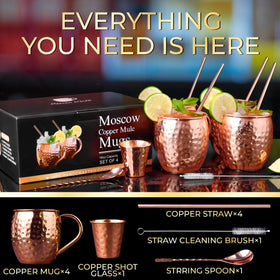 Airbin Moscow Mule mugs 16oz capacity ideal for generous servings and keeps drinks cool.
