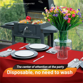Airbin red cover adds festive ambiance to birthday celebrations