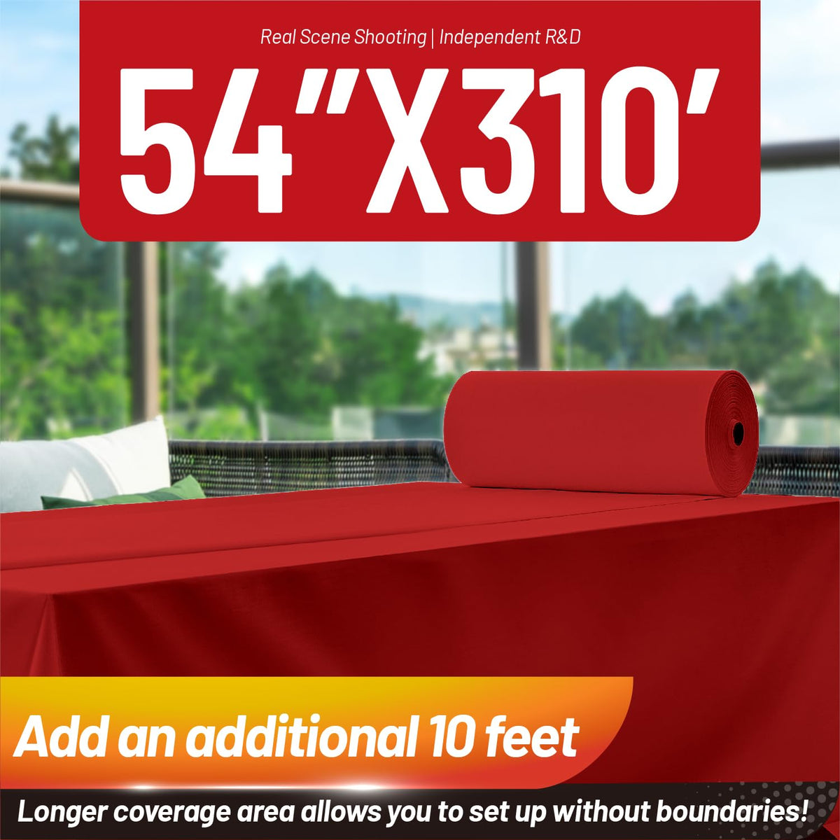 Airbin premium PEVA tablecloth with embossed texture for durability
